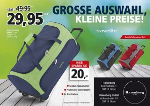 Harenberg Bonn Travelite Koffer Flyer 2016
