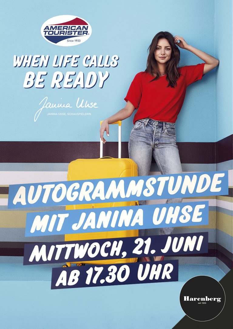 Harenberg Bonn American Tourister Autogrammstunde Janina Uhse