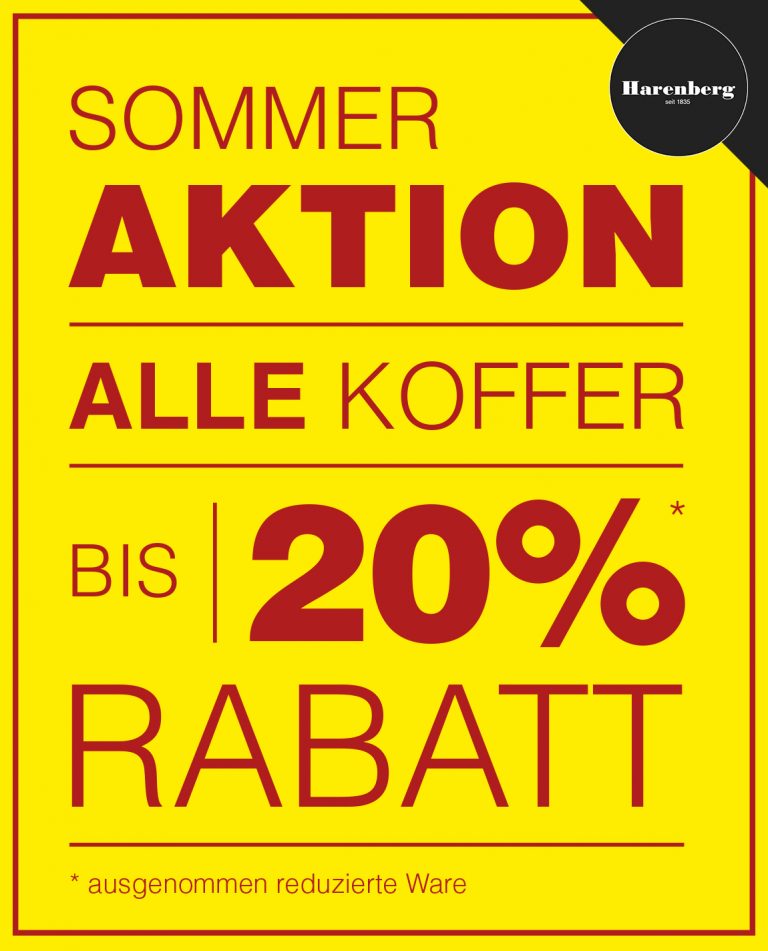 Harenberg Bonn Sommeraktion Koffer 2017