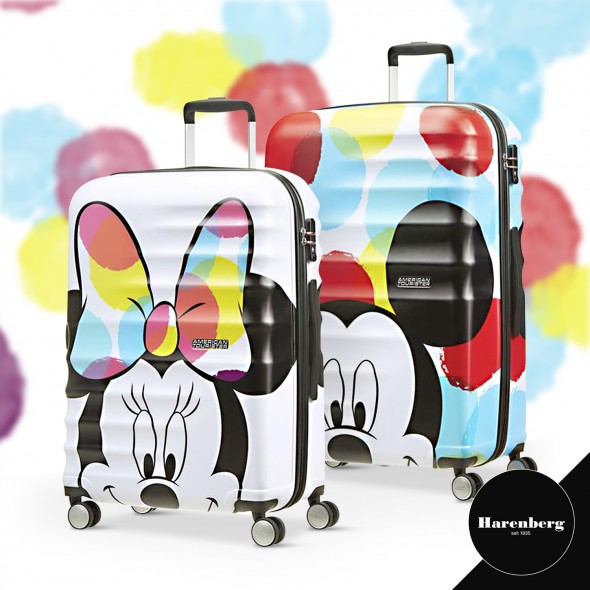 Harenberg Bonn American Tourister Koffer Hartschale Minnie-Maus