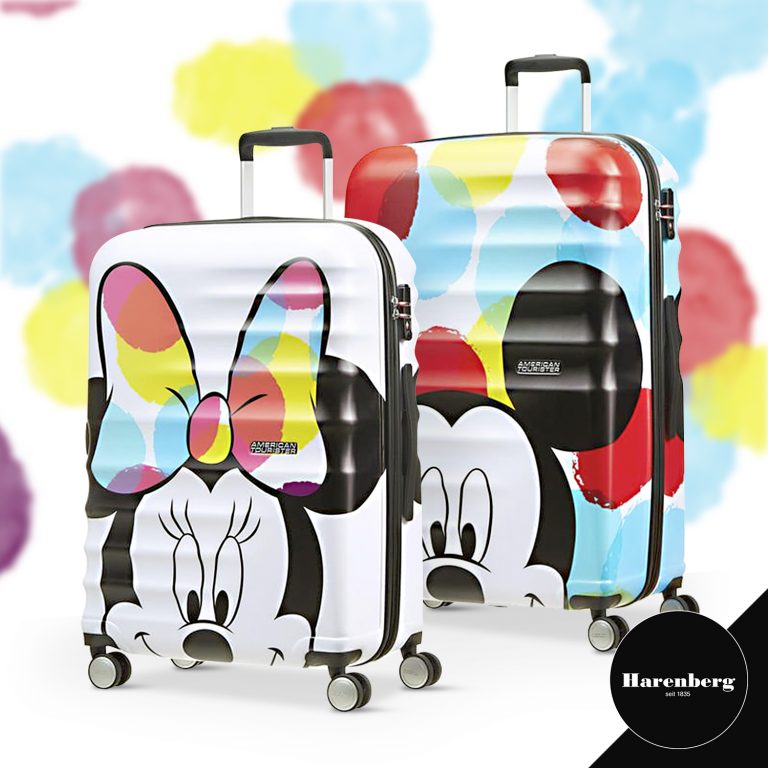 Harenberg Bonn American Tourister Koffer Hartschale Minnie-Maus