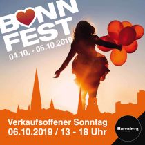 Harenberg Bonn verkaufsoffener Sonntag 2019