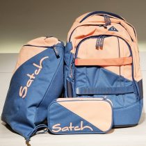 Satch Schulrucksack blau orange