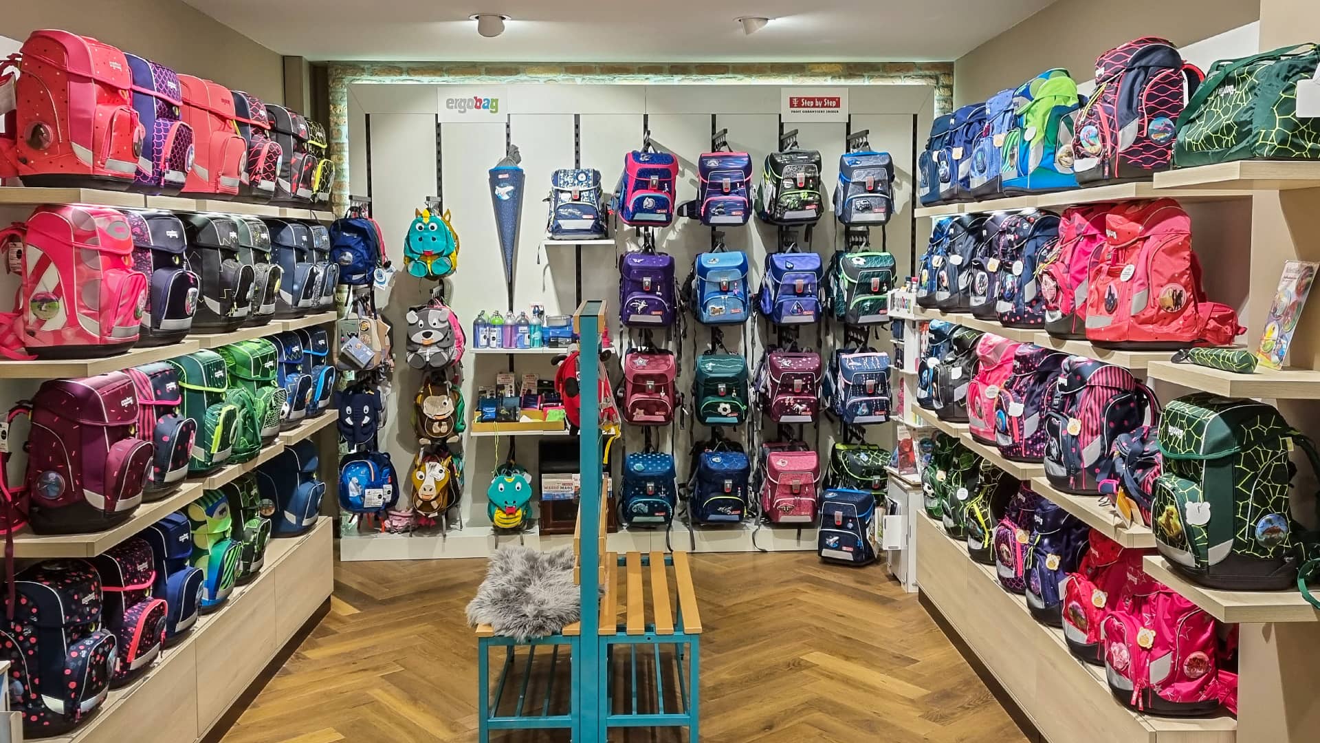 Schule Schulrucksack Schulranzen ergobag setp by step satch