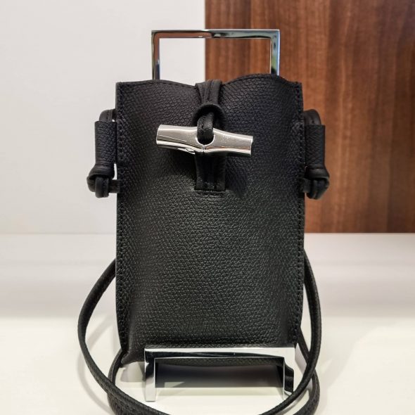 Longchamp Handytasche Smartphonetasche schwarz