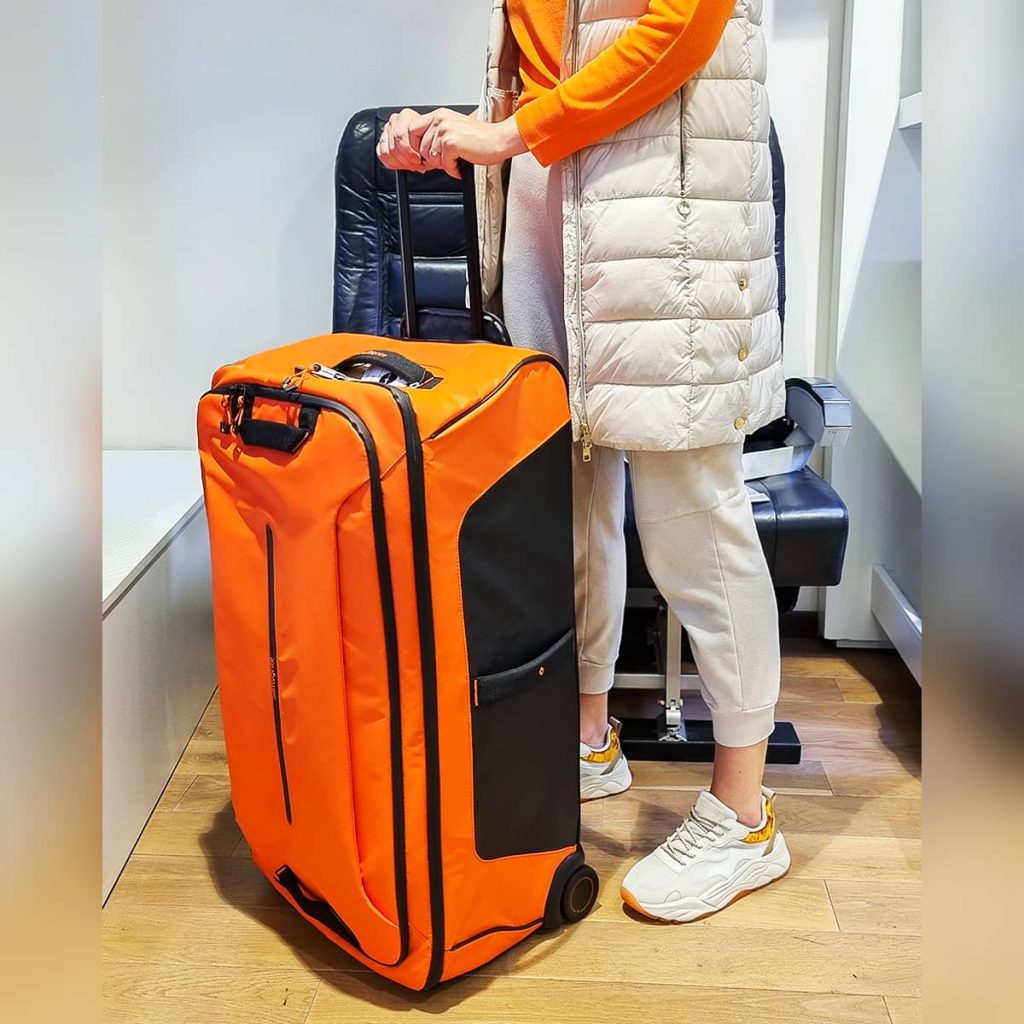 Samsonite Ecodiver Orange Rollen Reisetasche