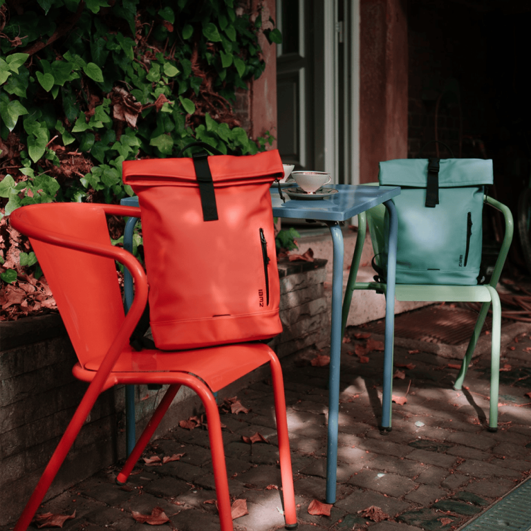 Zwei Bag Rucksack Frühling Farben