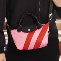 Longchamp Le Pliage Collection pink orange Harenberg Bonn