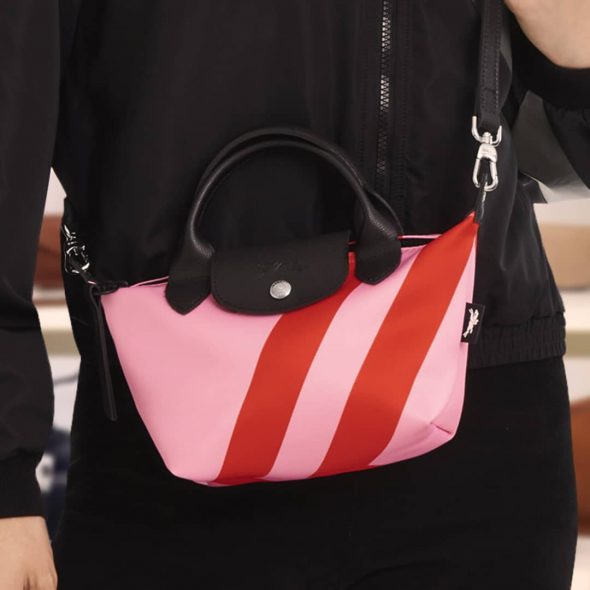 Longchamp Le Pliage Collection pink orange Harenberg Bonn