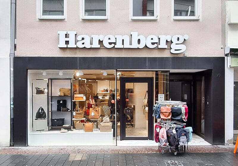 Harenberg Bonn Acherstrasse Acherstraße Koffer Handtasche Rucksack