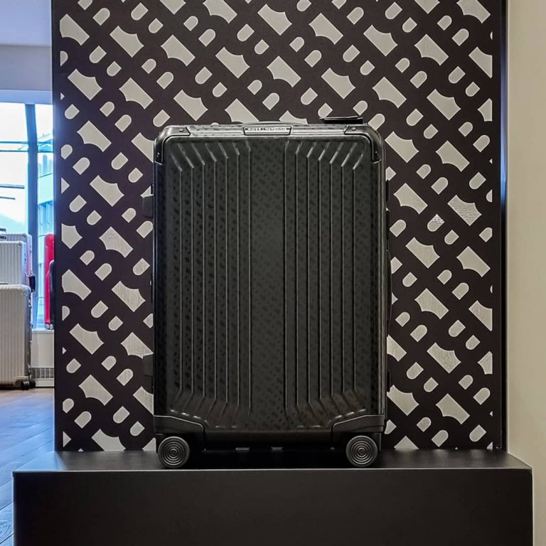Samsonite BOSS Kooperation Alu Litebox Alukoffer schwarz Aluminiumkoffer Koffer Bonn Harenberg
