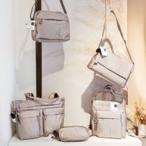 Mandarina Duck Leder Nylon Handtasche Rucksack Harenberg Bonn