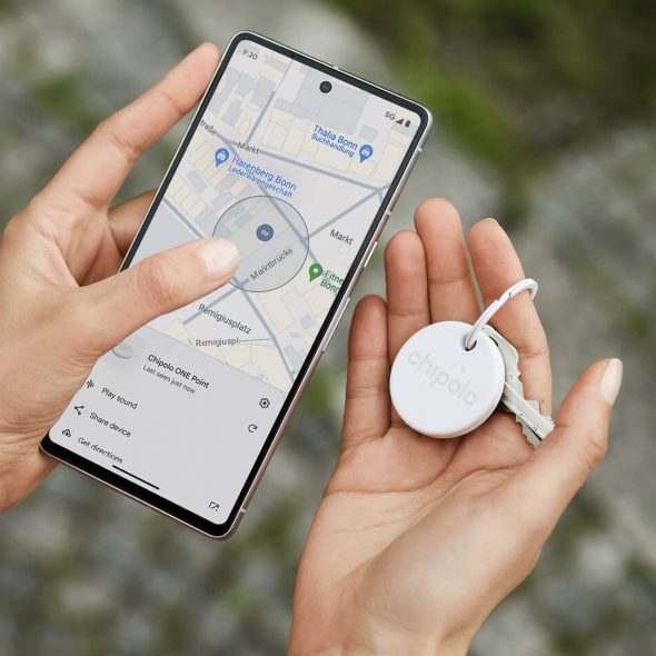 Chipolo Tracker Schlüssel Geldbörse Koffer finden Harenberg Bonn