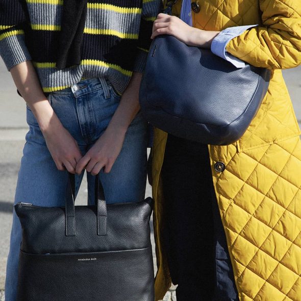 Mandarina Duck Handtasche Lederhandtasche Harenberg Bonn