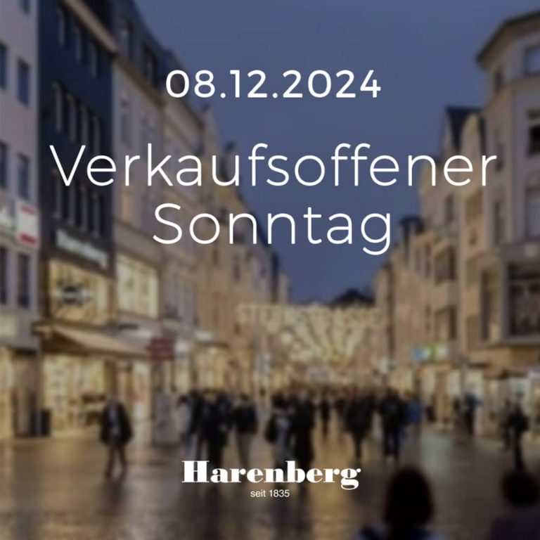 Verkaufsoffener Sonntag Bonn 08.12.2024 Harenberg Bonn