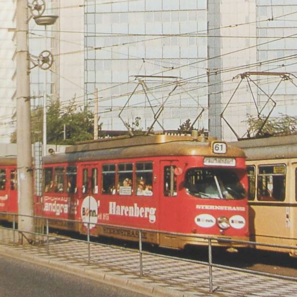 Straßenbahn 61 Bonn Harenberg Bonn Werbung