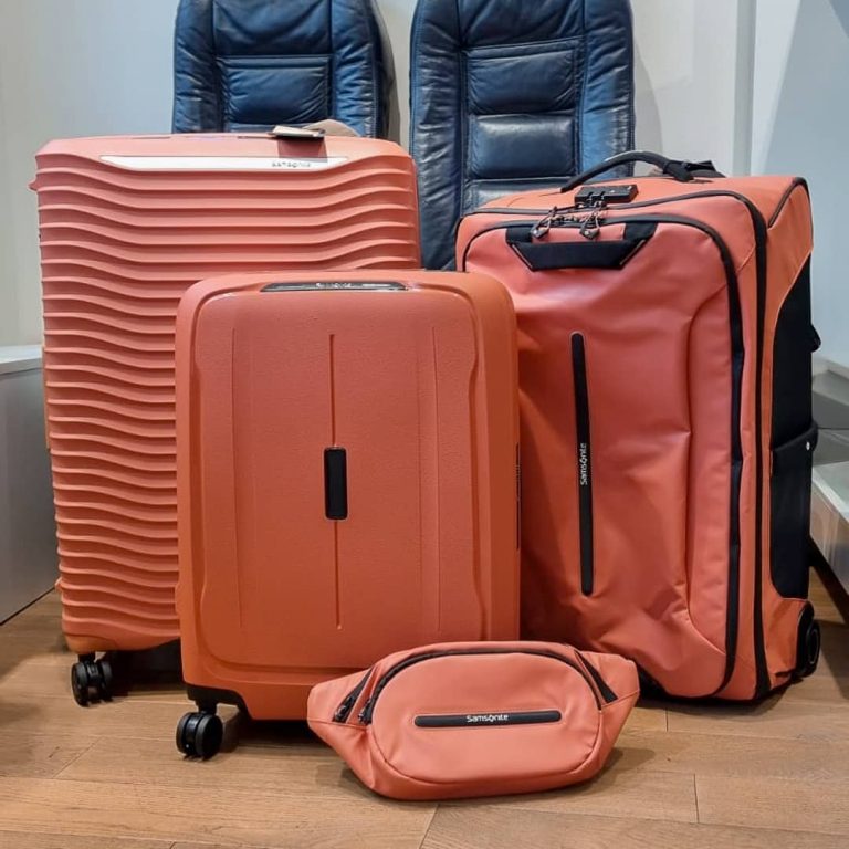 Harenberg Bonn Reisegepäck neue Farbe Clay Orange Samsonite Upscape Essens Ecodiver