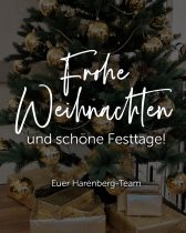 Frohe Weihnachten und schöne Festtage Harenberg Bonn