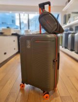 Samsonite Prodiver Koffer Harenberg Bonn Hartschale erweiterbar orange grün