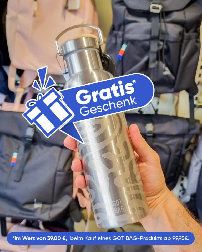 Gotbag gratis Geschenk im Wert von 39,00 Euro beim Kauf eines Gotbag Produkts ab 99,95