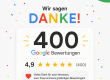 Harenberg Bonn 400 Google Bewertungen 4,9 Sterne Vielen Dank